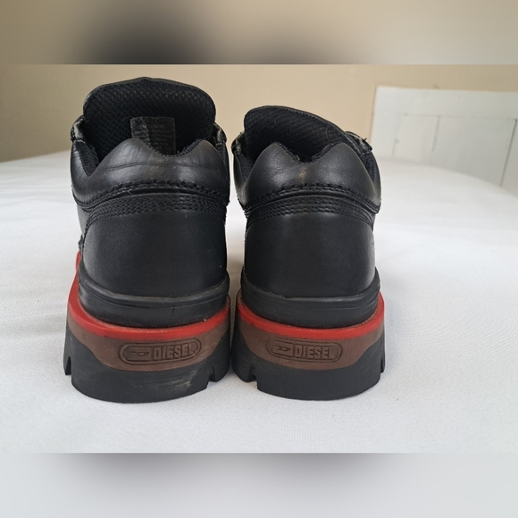 Diesel Steel Cap Mens Leather Boots Size 9 - Picture 4 of 13